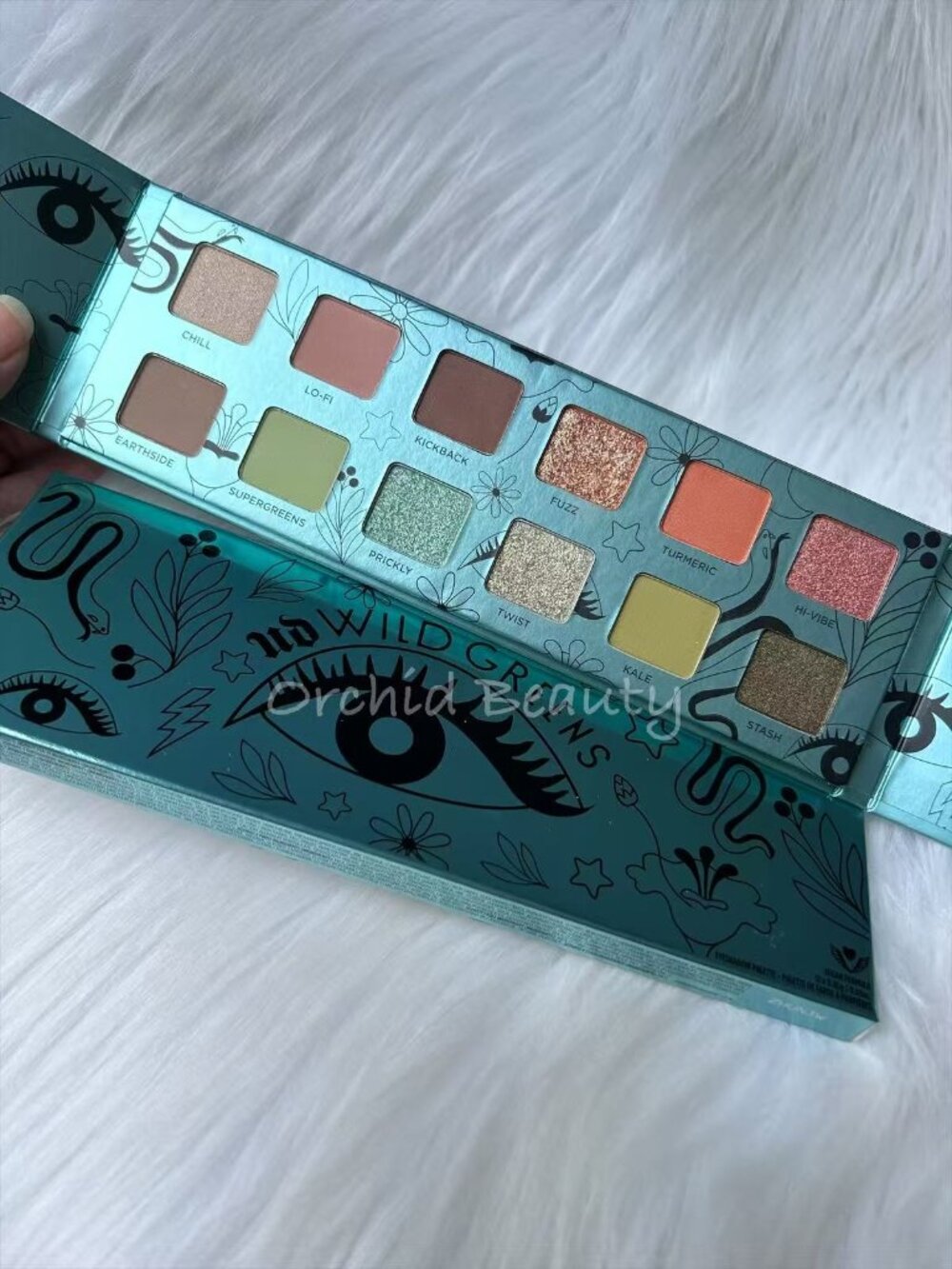 Urban Decay Wild Greens Eyeshadow Palette Full Size~Limited Edition~New In Box